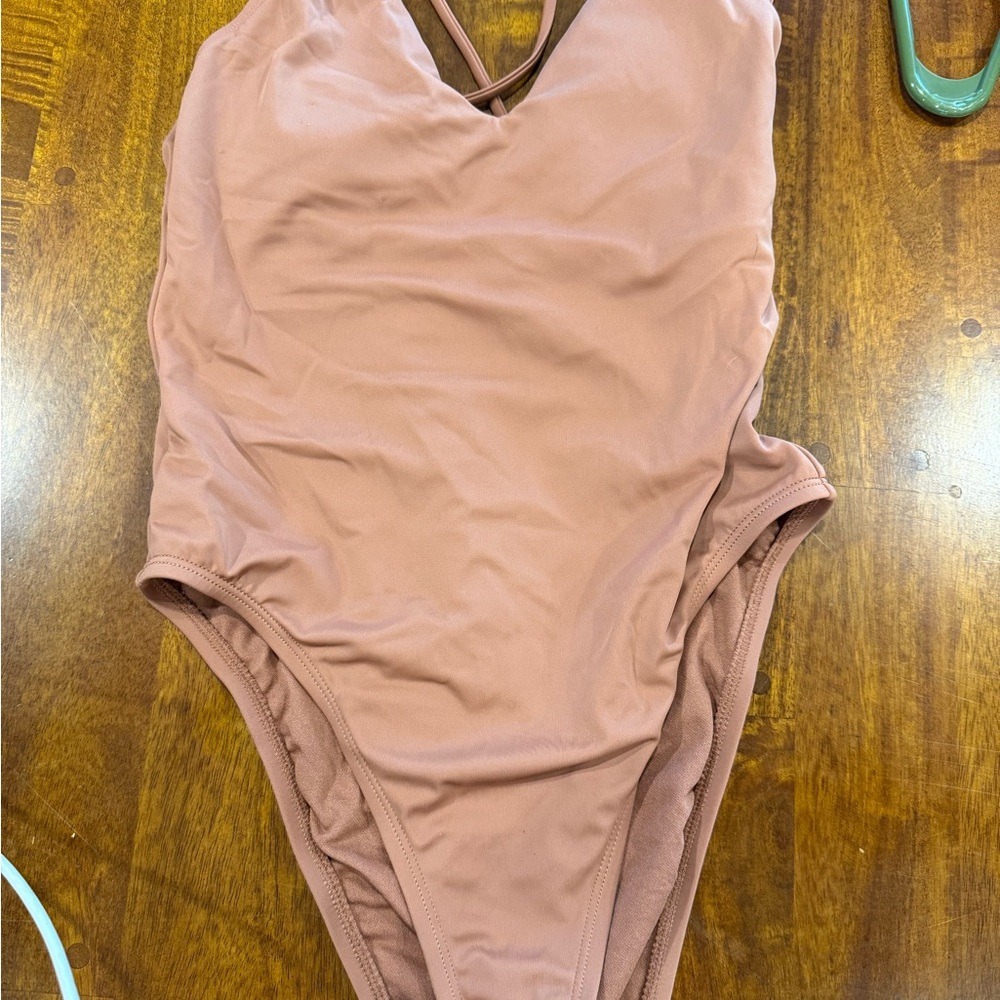 Shade & Shore Dusty Rose Swimsuit